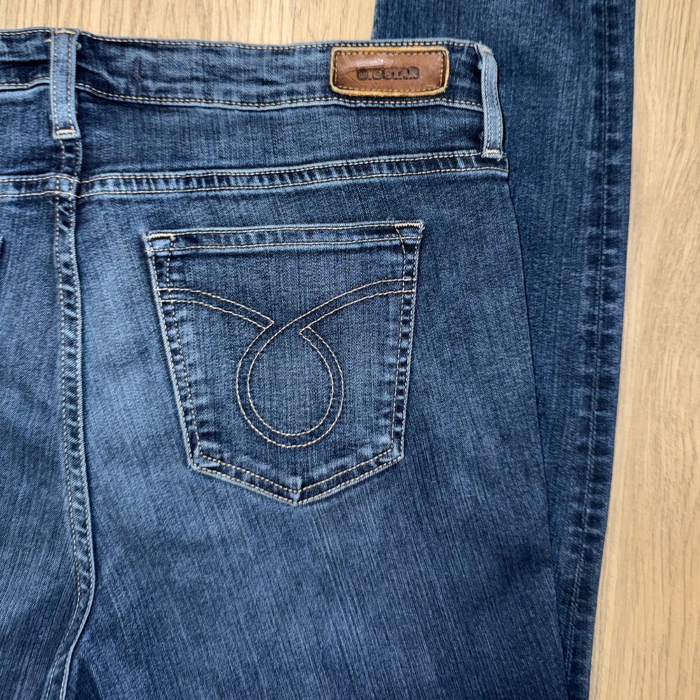 Big Star Maddie Skinny Jeans Western Cowgirl Dark Wash Rodeo Denim‎ Y2K Country - Picture 3 of 12